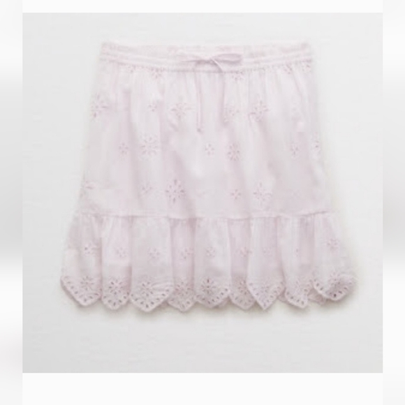 AERIE ruffle eyelet skirt - Picture 2 of 7